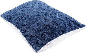 decoDoma Set de 2 feţe pernă INVERNO albastru închis 50 x 70 cm