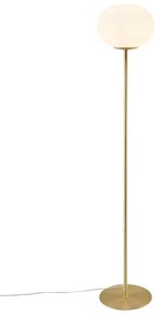 Lampadar, Lampa de podea design nordic Alton, alama/ alb 2010514001 NL