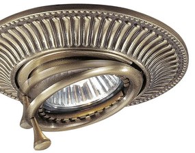 Spot incastrabil directionabil design clasic din alama SPOT 1082