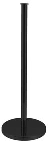 Suport pentru hârtie igienică BLACKLINE, negru mat, Ø 15 cm