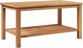 vidaXL Masă de cafea Maro 90 x 50 x 45 cm Lemn masiv de tec