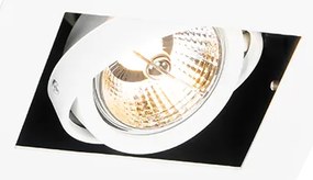 Set de 6 spoturi încastrate moderne albe reglabile - Oneon 70