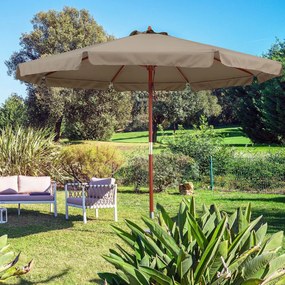 Deuba Floarea soarelui de gradina Ø330 cm - taupe