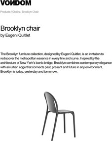 Set de 4 Scaune de exterior / interior design modern premium BROOKLYN CHAIR 65037 Vondom