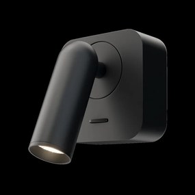 Aplica cu spot directionabil LED design modern MIRAX negru MYC039WL-L3B3K