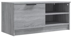 817119 vidaXL Comodă TV, gri sonoma, 80x35x36,5 cm, lemn prelucrat