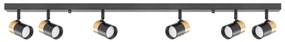 Spot Zuma Line 2204BD-6-BK FORI 6xGU10/50W/230V negru/auriu