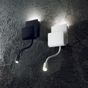 Aplica cu reader LED si port USB PROBE AP2 BIANCO 243160 IDL