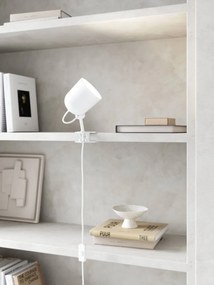 Aplica cu clips design modern Angle alb