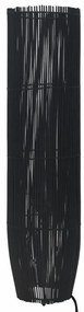 vidaXL Lampă de podea, negru, 72 cm, răchită, e27