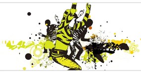 Tablou - Street dance (120x50 cm)