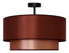 Lustră aplicată COPPER Duolla SHINY 1xE27/15W/230V d. 45 cm cupru