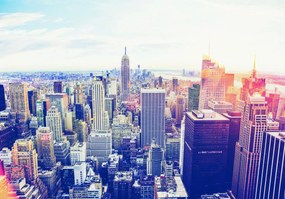 Fototapet - Privire spre New York City (254x184 cm)