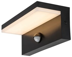 Aplică LED de exterior cu senzor Rabalux 77115 ZARAGOZA LED/9W/230V IP54 negru