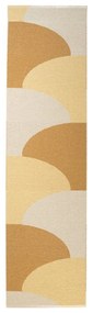 Covor tip traversă pentru interior și exterior galben ocru 70x270 cm Hill Ochre Pale Yellow – Pappelina
