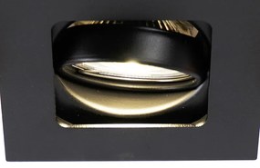 Spot modern inteligent încastrat negru cu WiFi GU10 - Artemis