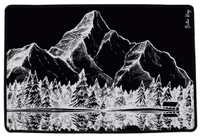 Covoraș de intrare 45x75 cm Cabin in the Mountains – Butter Kings