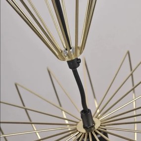 Lustră pe cablu JASMINA 1xE27/20W/230V d. 40 cm auriu