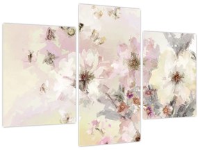 Tablou - Flori,pictură (90x60 cm)