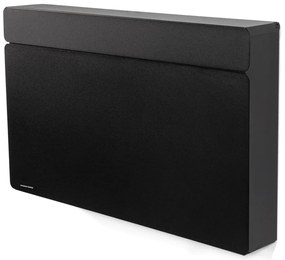 Pantofar negru cu deschidere înclinată/suspendat din metal 78x48x13 cm Luigi – Spinder Design
