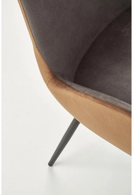 Scaun de bucaterie Brenato, maro