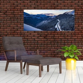 Tablou - Pantă înzăpezită (120x50 cm)