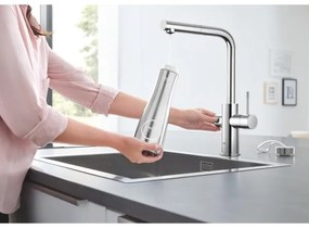 GROHE 31539000 - Baterie pentru chiuvetă BLUE HOME, pipa în L, crom lucios