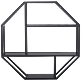 Raft de perete Actona Seaford, negru