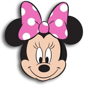 Disney Minnie Head Pernă decorativă 3D 35 cm Velur