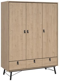 Șifonier cu aspect de lemn de stejar 150x200 cm Ry – Tvilum