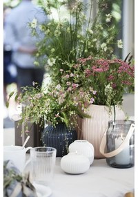 Sfeșnic din porțelan pentru lumânările de ceai Kähler Design Hammershoi, ⌀ 10 cm,alb