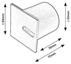 Corp de iluminat LED pentru scări Rabalux 71172 BOVEN LED/3W/230V alb