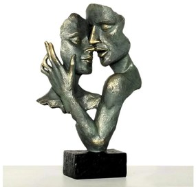 Decorațiune de masă din rășină/patină 31,5x9,5x19 cm