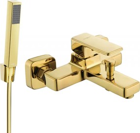 Mexen Cetus R77 baterie de cadă cu set de duș, auriu - 74433R77-50