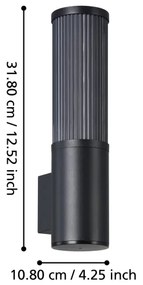 Aplică de exterior Eglo 901033 SALLE 1xE27/15W/230V IP54