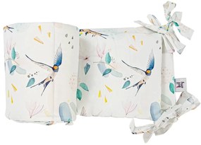 Mantinela de protectie din bumbac pentru patut, FLY