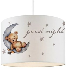 Lustră pentru copii CANDY 1xE27/40W/230V alb/maro