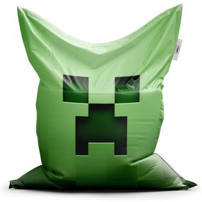 Sac de șezut Classic Green Blocks, verde