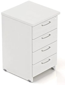 Container Visio 50 x 47 cm - 4 sertare, alb