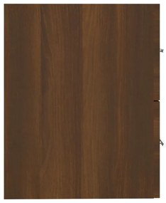 Dulap chiuveta, stejar maro, 60x38,5x48 cm, lemn prelucrat
