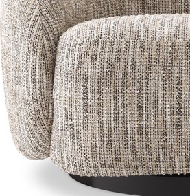 Fotoliu pivotant design elegant LUX Amore, bej mademoiselle 115481 HZ