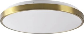 Plafonieră LED LIBRA, 24 W, 230 V, 4000 K, Ø 39 cm, auriu