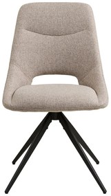 Scaun de dining bej tapițat Dokka – House Nordic