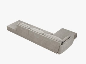 Canapea deschisa 5 locuri Kaelle chenille L364 cm