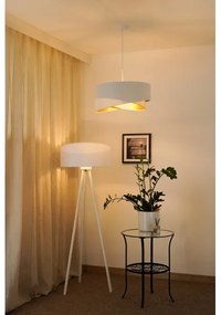 Lustră LED pe cablu Brilagi LYRA 1xE27/15W/230V alb/auriu