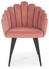 Scaun K410 velvet roz