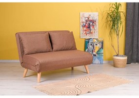 Canapea maro extensibilă 120 cm Folde – Artie