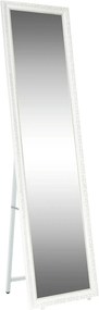 Oglinda LAVAL, alb/auriu, metal/lemn, 40x150 cm