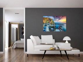 Tablou - Satul mediteranean (90x60 cm)