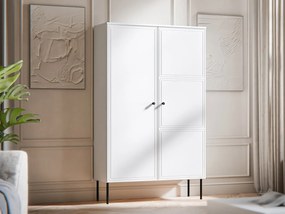 Dulap cu rafturi Godzes Bis (Alb + Negru) . 1104633